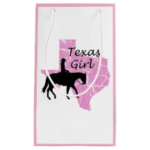 Texas Girl Horseback Pink SGB