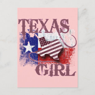 TEXAS GIRL POSTKARTE