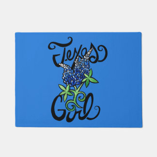 Texas Girl texas Bluebonnets Fußmatte