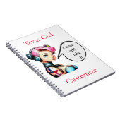 Texas Girl Thunder_Cove Notizblock (Rechte Seite)