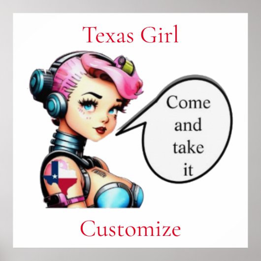 Texas Girl Thunder_Cove Poster (Vorne)