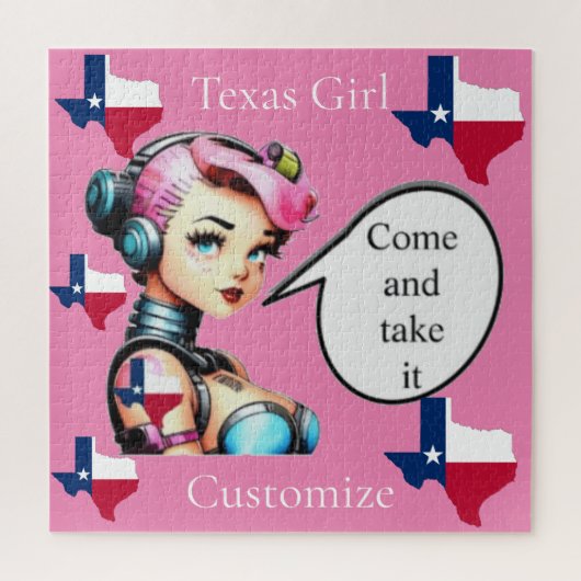 Texas Girl Thunder_Cove Puzzle (Vertikal)