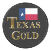 TEXAS GOLD EISHOCKEY PUCK (Vorderseite)