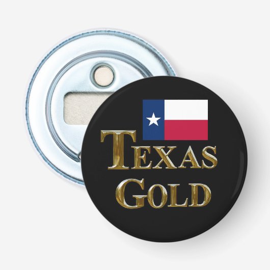 TEXAS GOLD FLASCHENÖFFNER (Vorderseite)