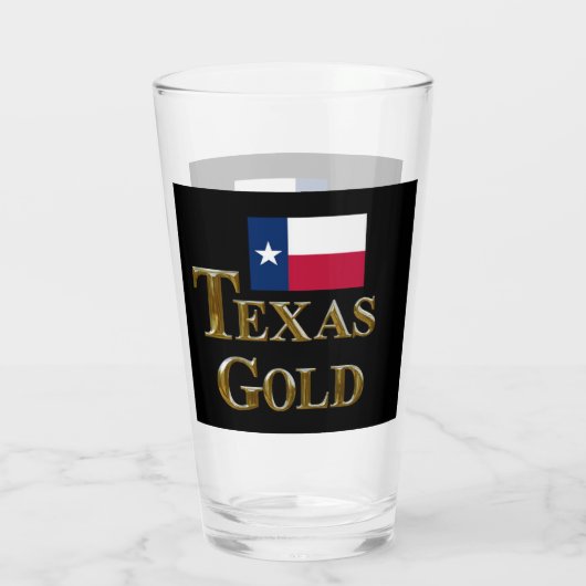 TEXAS GOLD GLAS (Rückseite)