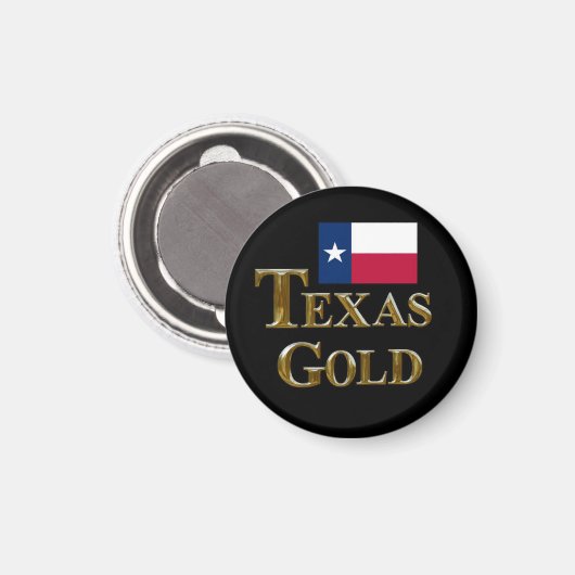TEXAS GOLD MAGNET (Vorderseite/Rückseite)