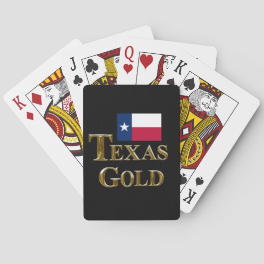 TEXAS GOLD SPIELKARTEN (Rückseite)