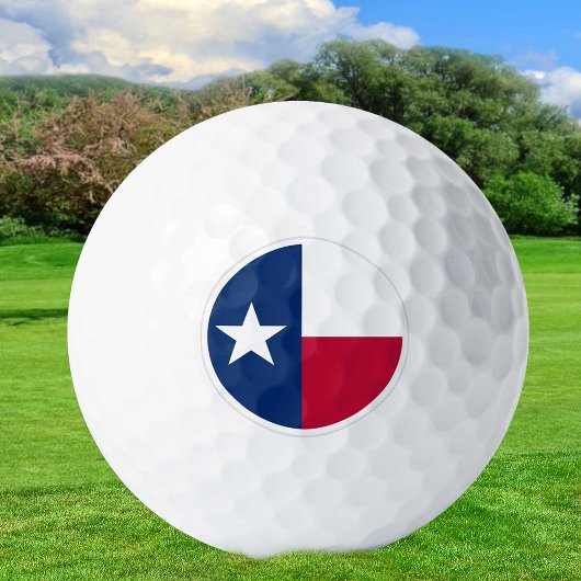 Texas Golf Balls, Staatsflagge / Patrioten Golfball