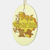 Texas Grandma Keramik Ornament (Links)