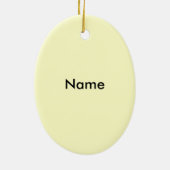 Texas Grandma Keramik Ornament (Hinten)