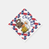 TEXAS Great Texan Beer Paper Serviette (Ecke)