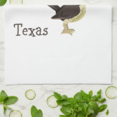 Texas Greater Roadrunner Handtuch (Gefaltet)