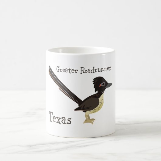 Texas Greater Roadrunner Kaffeetasse (Mittel)