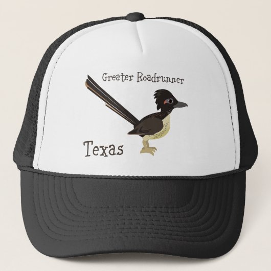 Texas Greater Roadrunner Truckerkappe (Vorderseite)