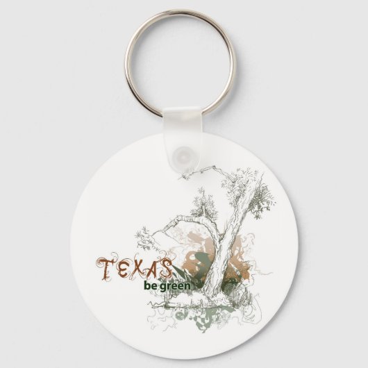 Texas Green Tree Schlüsselanhänger (Vorderseite)