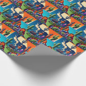 Texas GRILLEN Party 1 Geschenkpapier (Ecke)