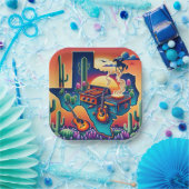 Texas GRILLEN Party 2 Pappteller (Party)