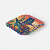 Texas GRILLEN Party 2 Pappteller (Gewinkelt)