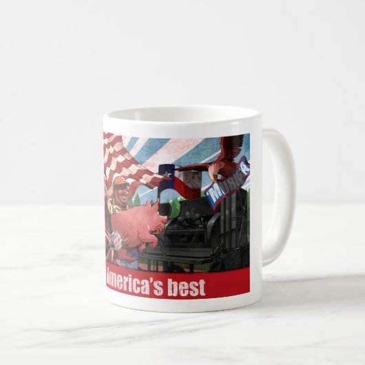 Texas-GRILLEN Tasse (VorderseiteRechts)