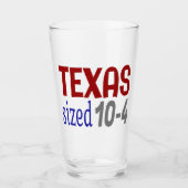 Texas Größe 10-4 LetterKenny Glas (Vorderseite)
