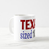Texas Größe 10-4 LetterKenny Kaffeetasse (Vorderseite Links)