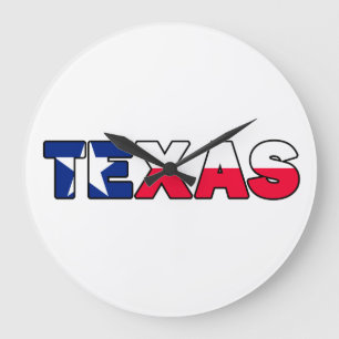 Texas Große Wanduhr