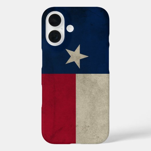 Texas Grunge - Lone Star Flag Case-Mate iPhone Hülle (Rückseite)