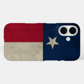 Texas Grunge - Lone Star Flag Case-Mate iPhone Hülle (Rückseite (Horizontal))