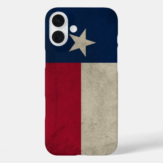 Texas Grunge - Lone Star Flag Case-Mate iPhone Hülle (Rückseite)