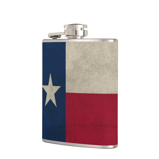 Texas Grunge - Lone Star Flag Flachmann (Links)