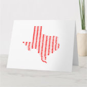 Texas Grußkarte Karte (Vorderseite)