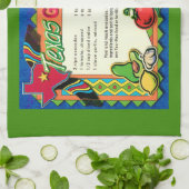 Texas Guacamole Geschirrtuch (Gefaltet)