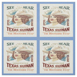 Texas Guinan Cowgirl Singer Western Fabric Stoff