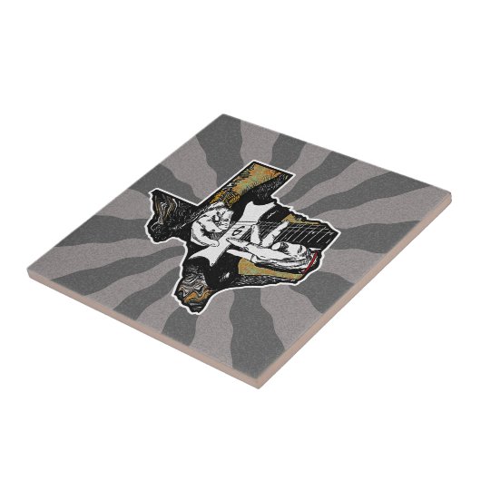 Texas Guitar Fliese (Seite)