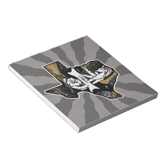 Texas Guitar Notizblock (angewinkelt)