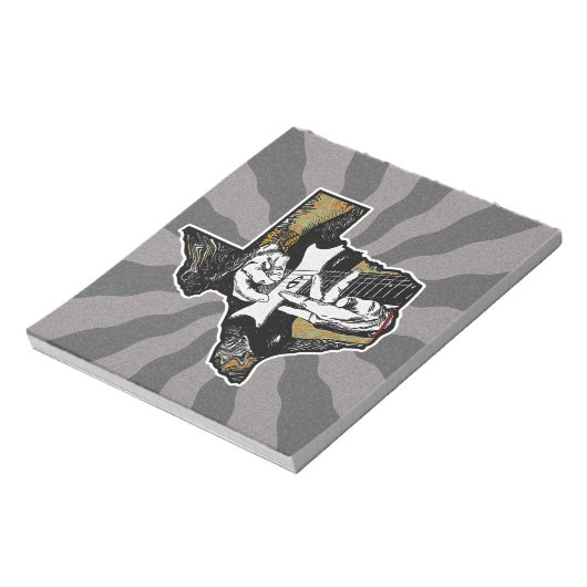 Texas Guitar Notizblock (Rotiert)