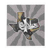 Texas Guitar Notizblock (Vorderseite)