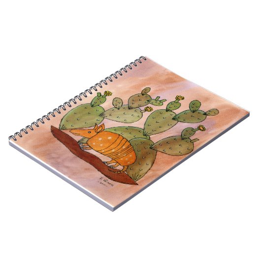 Texas-Gürteltier Notizblock (Linke Seite)