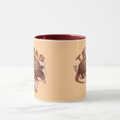 Texas Gürteltier Tasse (Zentrum)