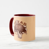Texas Gürteltier Tasse (Vorderseite Links)