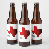 Texas Halftone Bierflaschenetikett (Flaschen)