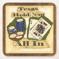 Texas halten 'Em Hand mit König und As