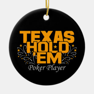 Texas halten sie Pokerverzierung, besonders Keramikornament