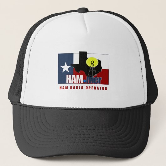 TEXAS HAM-MER AMATEUR RADIO OPERATOR TRUCKERKAPPE (Vorderseite)