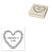Texas Handmade Wreath Blume Botanical DIY Gummistempel (Stempel)