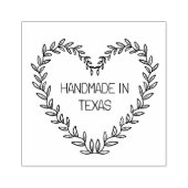 Texas Handmade Wreath Blume Botanical DIY Gummistempel (Prägung)