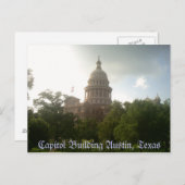 Texas Hauptstadt Gebäude - Postkarte (Vorne/Hinten)