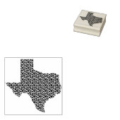 Texas Hearts Gummistempel (Stempel)