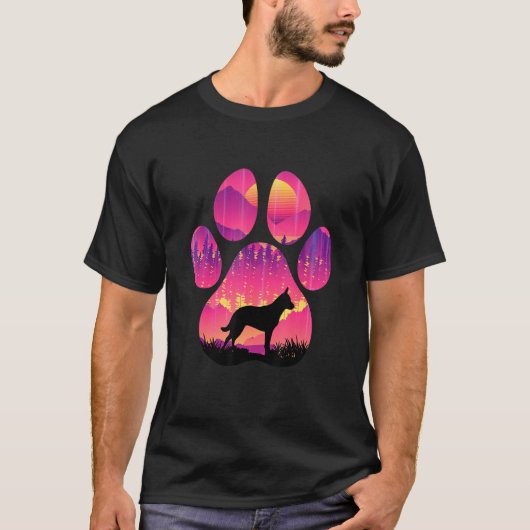 Texas Heeler Paw Mom Dad Dog Women Men T-Shirt (Vorderseite)