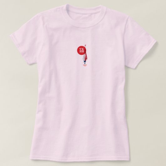 Texas Heli Bash Design 4. Grau T-Shirt (Design vorne)